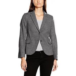 Max &Co Black & Grey Wool Tweed Suit Jacket